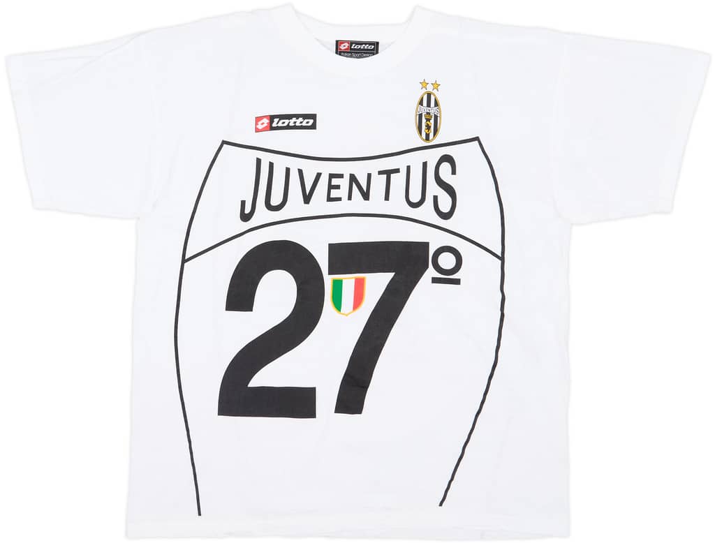 2002-03 Juventus Lotto 'Campioni D'Italia 2003' Graphic Tee - 4/10 - (XL)