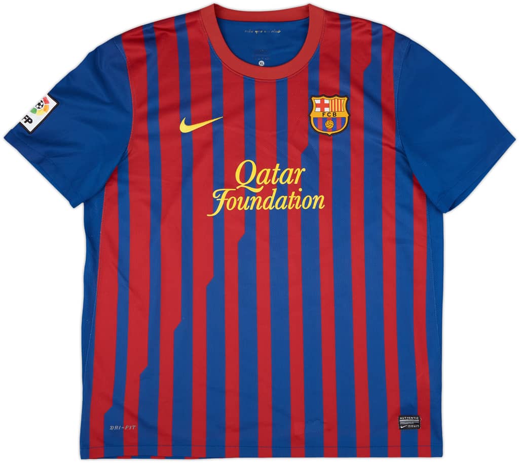 2011-12 Barcelona Home Shirt A.Iniesta #8 - 8/10 - (XL)