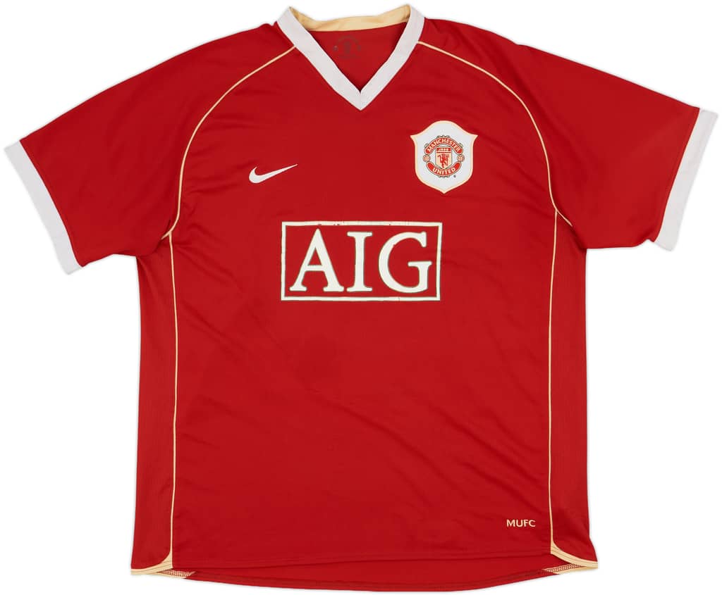 2006-07 Manchester United Home Shirt Solskjaer #20 - 5/10 - (L)