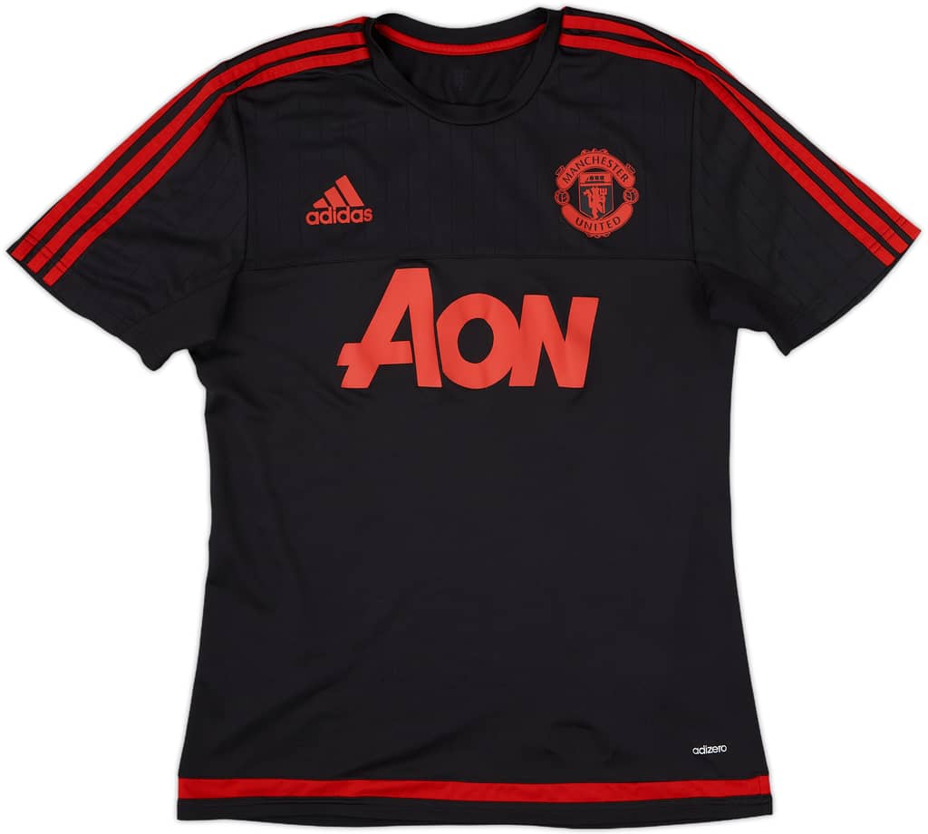 2015-16 Manchester United adizero Training Shirt - 8/10 - (M)