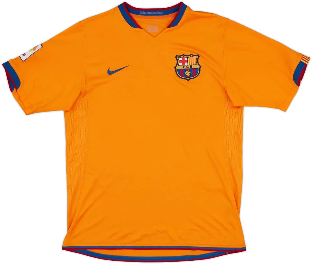 2006-08 Barcelona Away Shirt Ronaldinho #10 - 8/10 - (S)