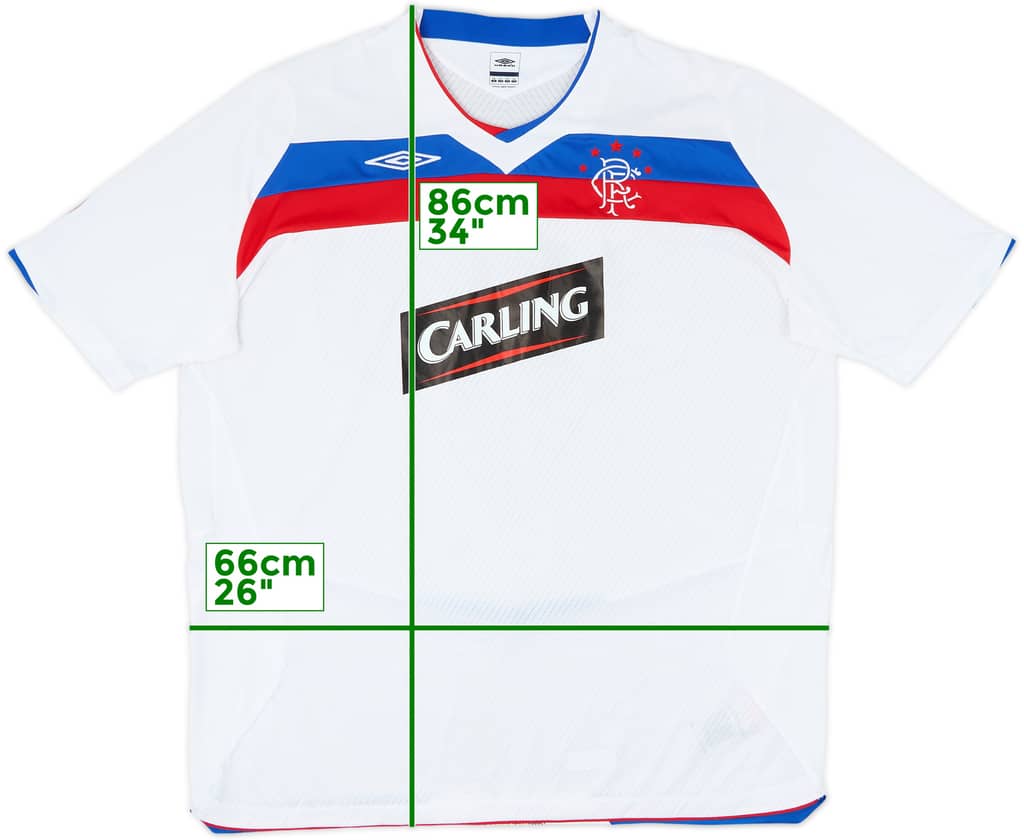 2008-09 Rangers Away Shirt - 7/10 - (3XL)