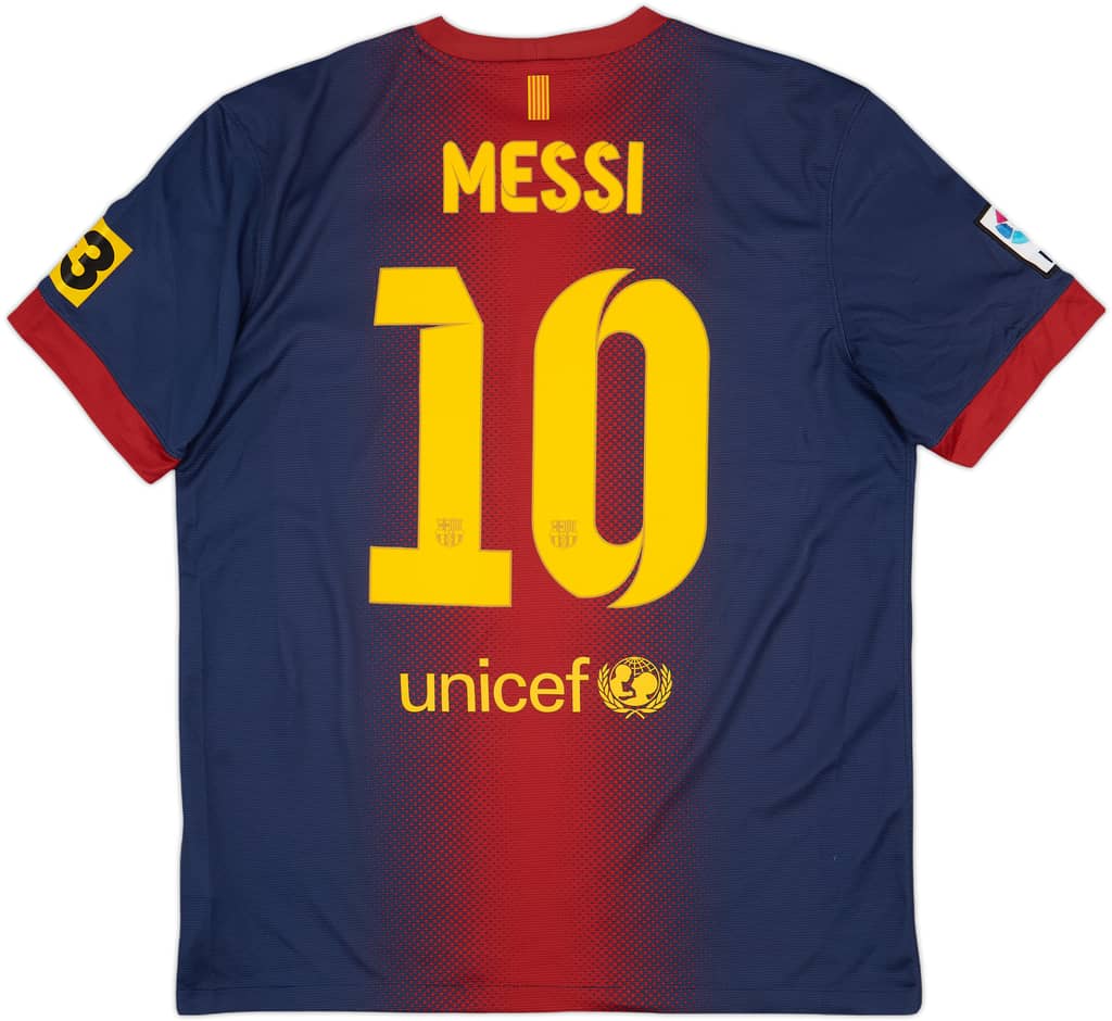 2012-13 Barcelona Home Shirt Messi #10 - 7/10 - (L)