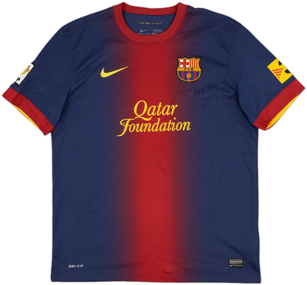 2012-13 Barcelona Home Shirt Messi #10 - 7/10 - (L)