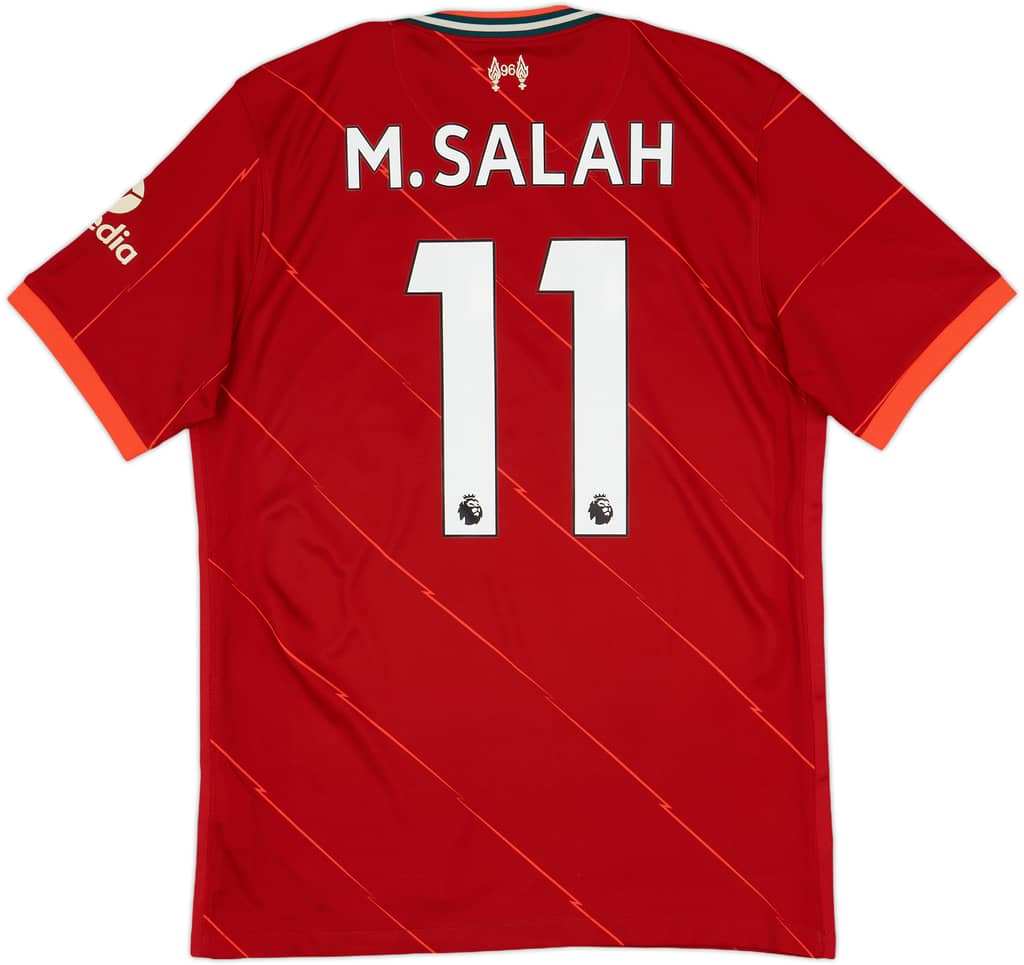 2021-22 Liverpool Home Shirt M.Salah #11 - 6/10 - (M)