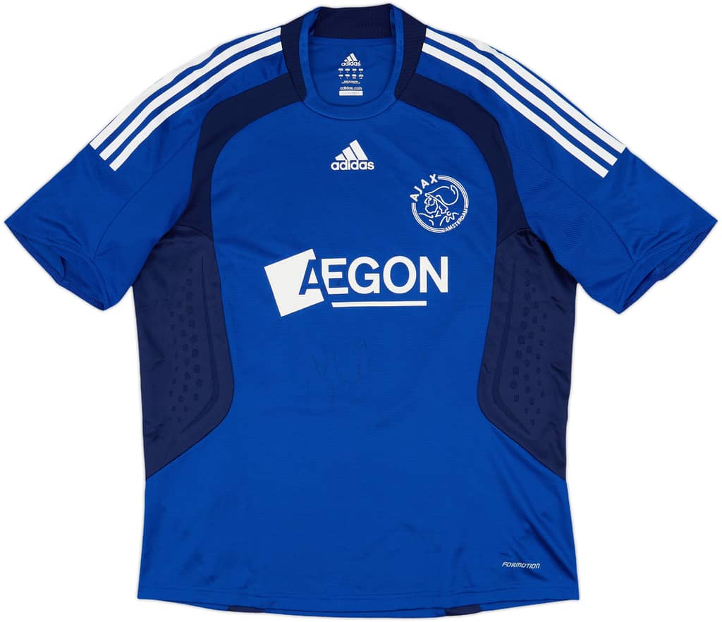 2008-09 Ajax Player Issue Signed Away Shirt Suarez #16 - 7/10 - (L)
