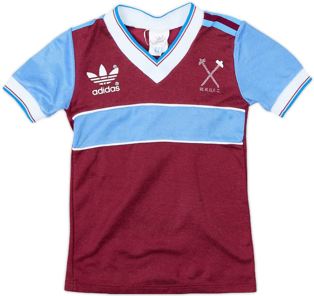 1983-85 West Ham Home Shirt - 5/10 - (3-4 Years)