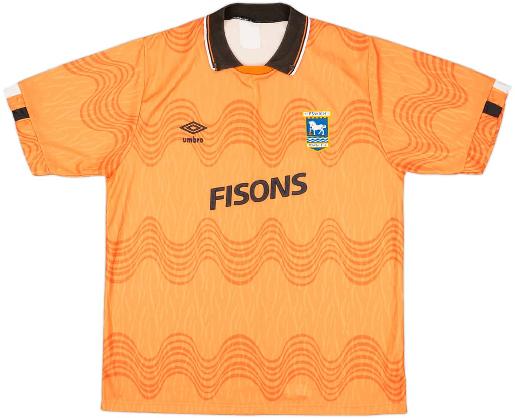 1989-92 Ipswich Away Shirt - 8/10 - (L)