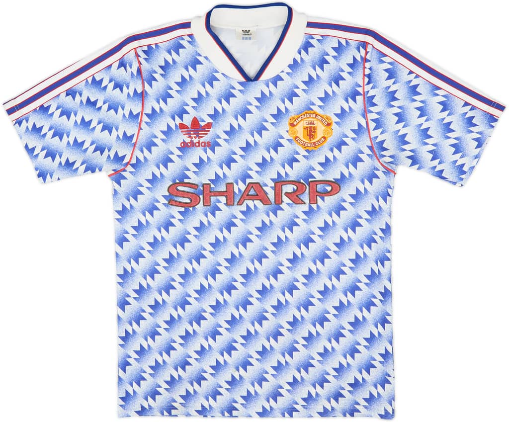 1990-92 Manchester United Away Shirt - 8/10 - (S)