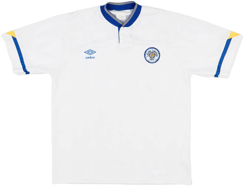 1990-91 Leeds United Home Shirt - 9/10 - (XL)