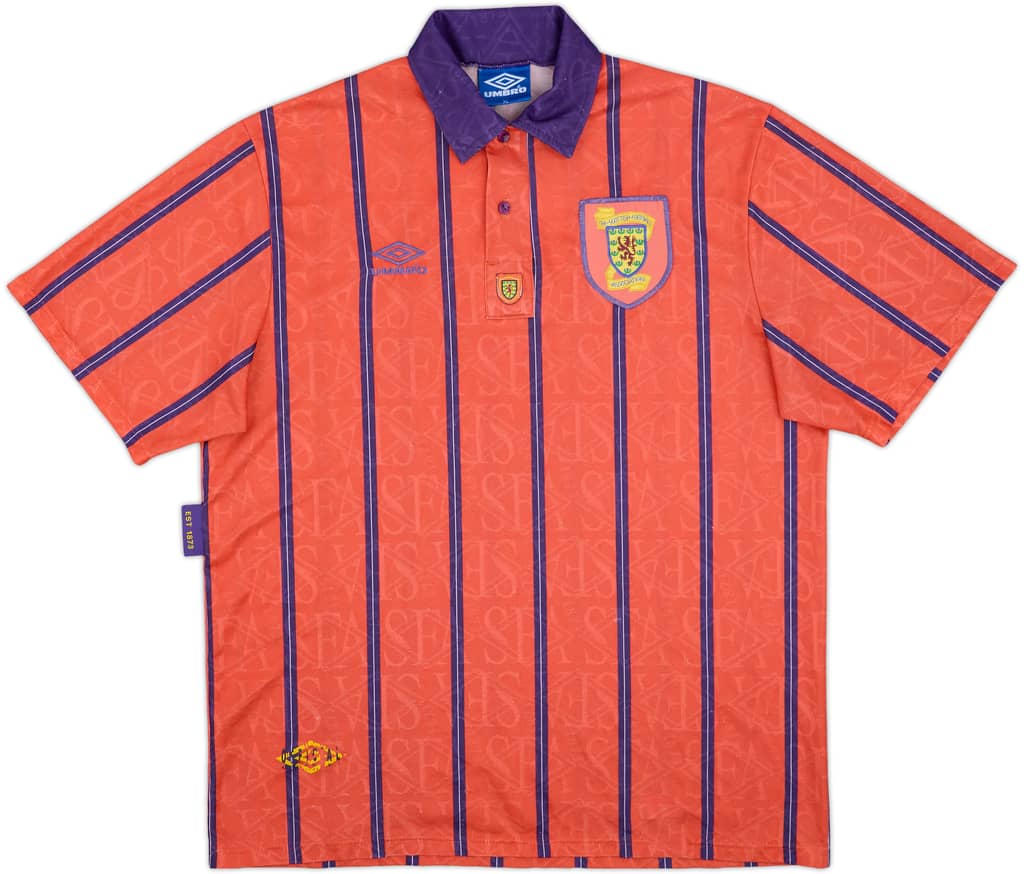 1993-95 Scotland Away Shirt - 7/10 - (XL)