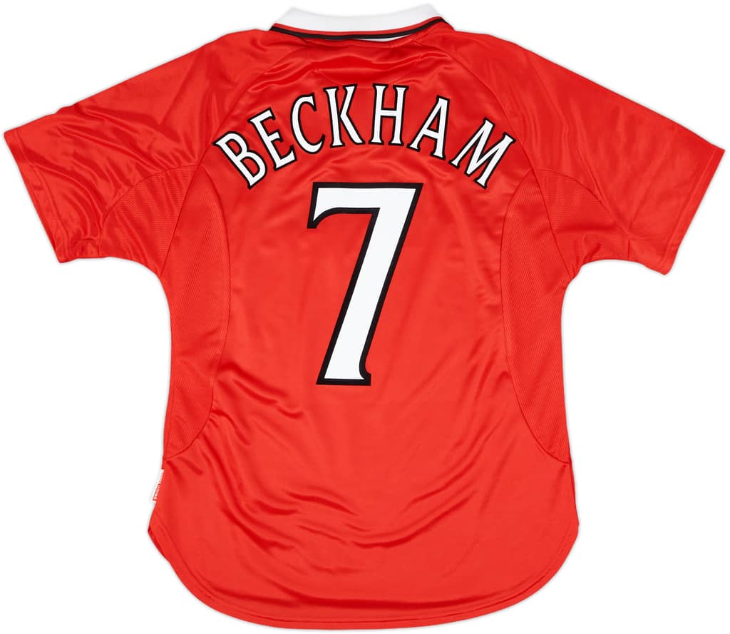 1999-00 Manchester United 'CL Winners' Shirt Beckham #7 - 9/10 - (M)