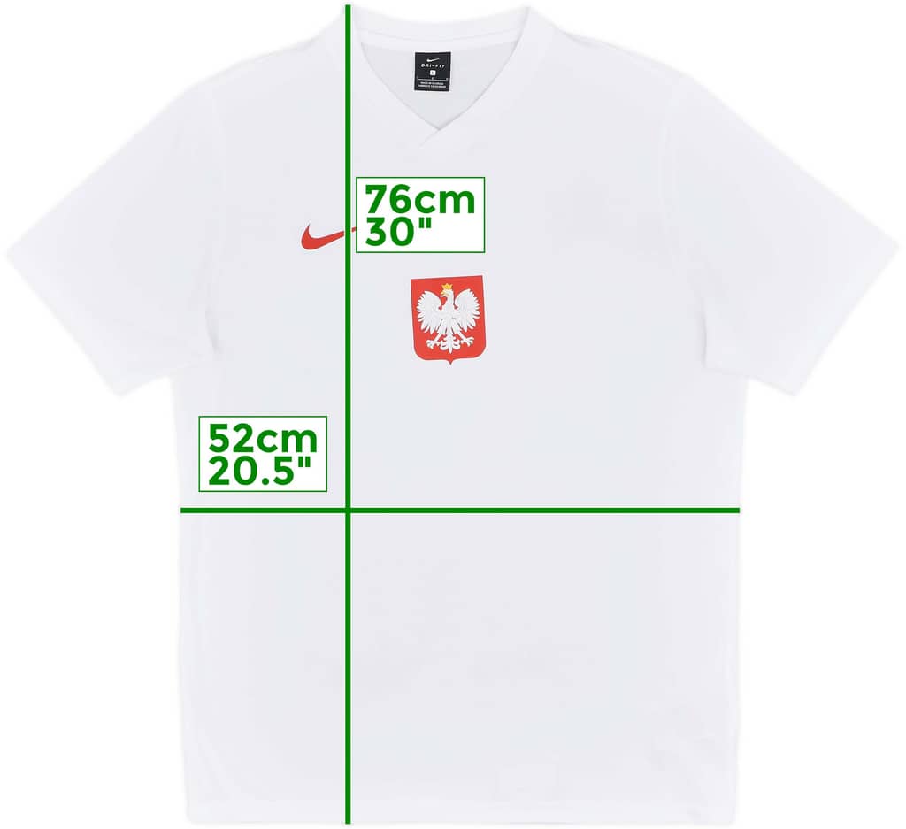 2020-21 Poland Basic Home Shirt - 9/10 - (L)