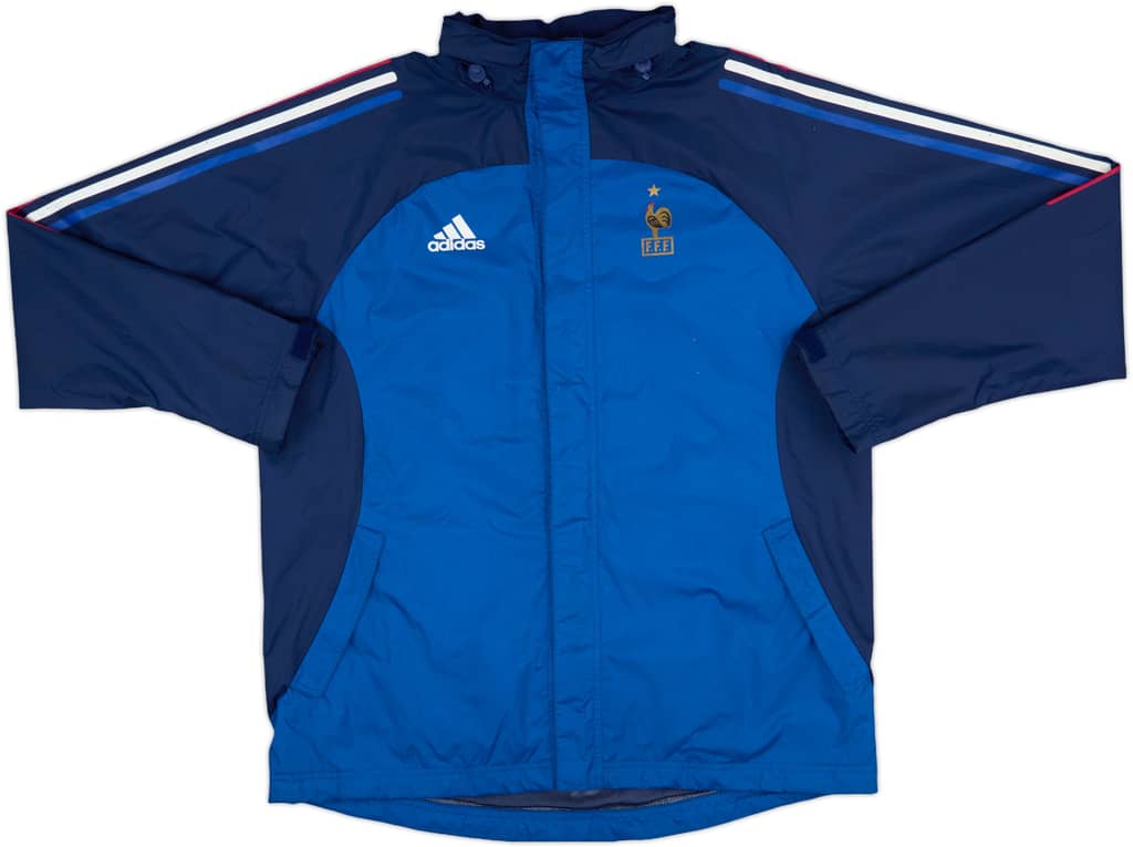2002-04 France adidas Hooded Rain Jacket - 7/10 - (M/L)