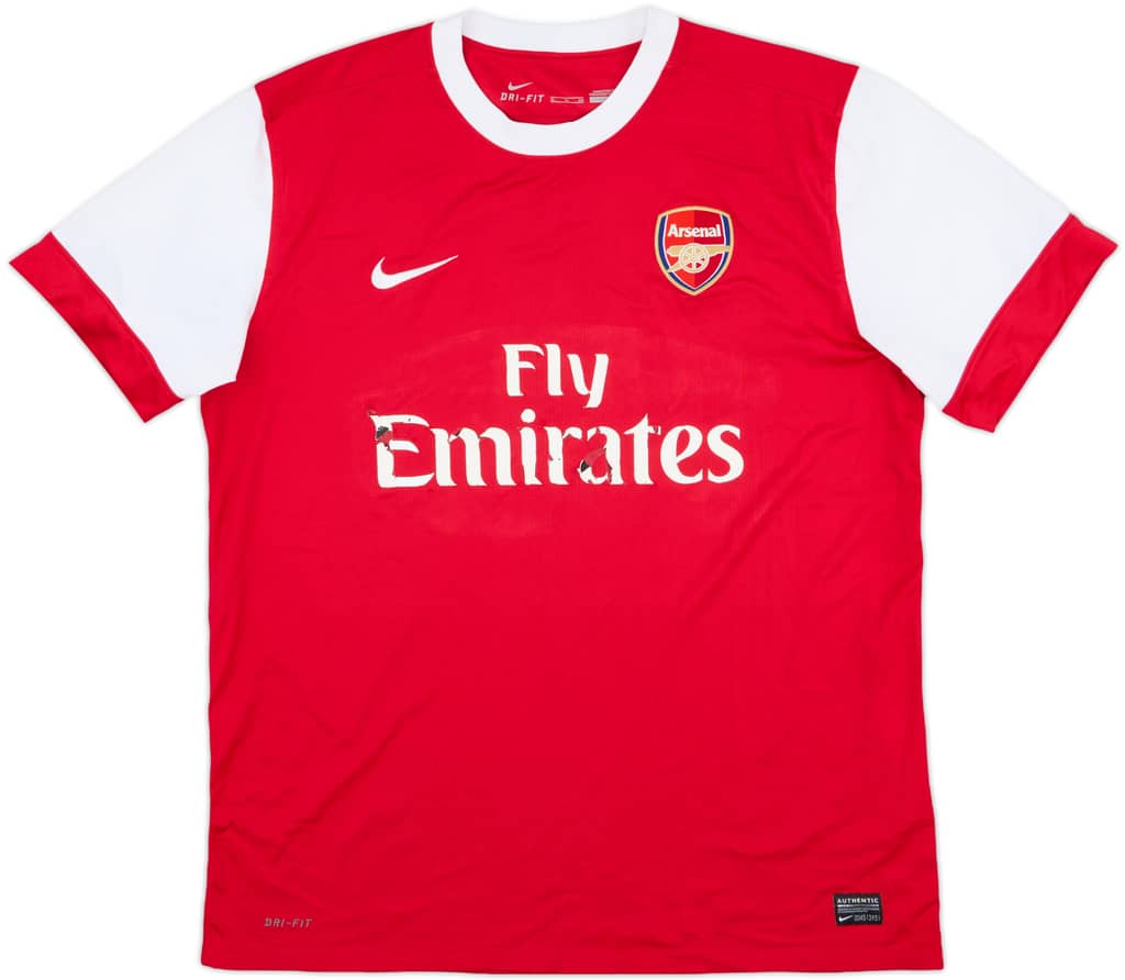 2010-11 Arsenal Home Shirt - 4/10 - (XL)