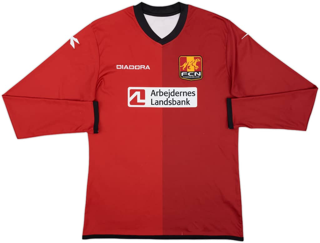 2013-14 FC Nordsjaelland Home L/S Shirt - 9/10 - (M/L)