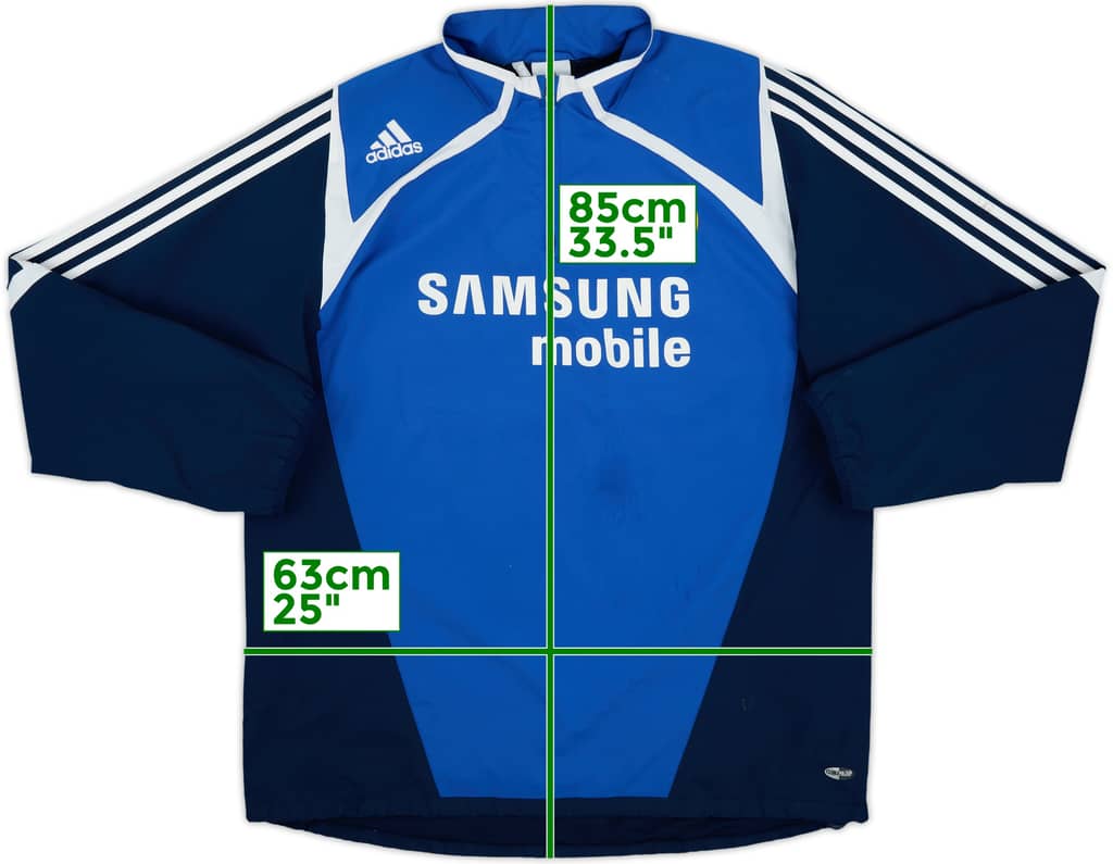 2007-08 Chelsea adidas Track Jacket - 7/10 - (L/XL)