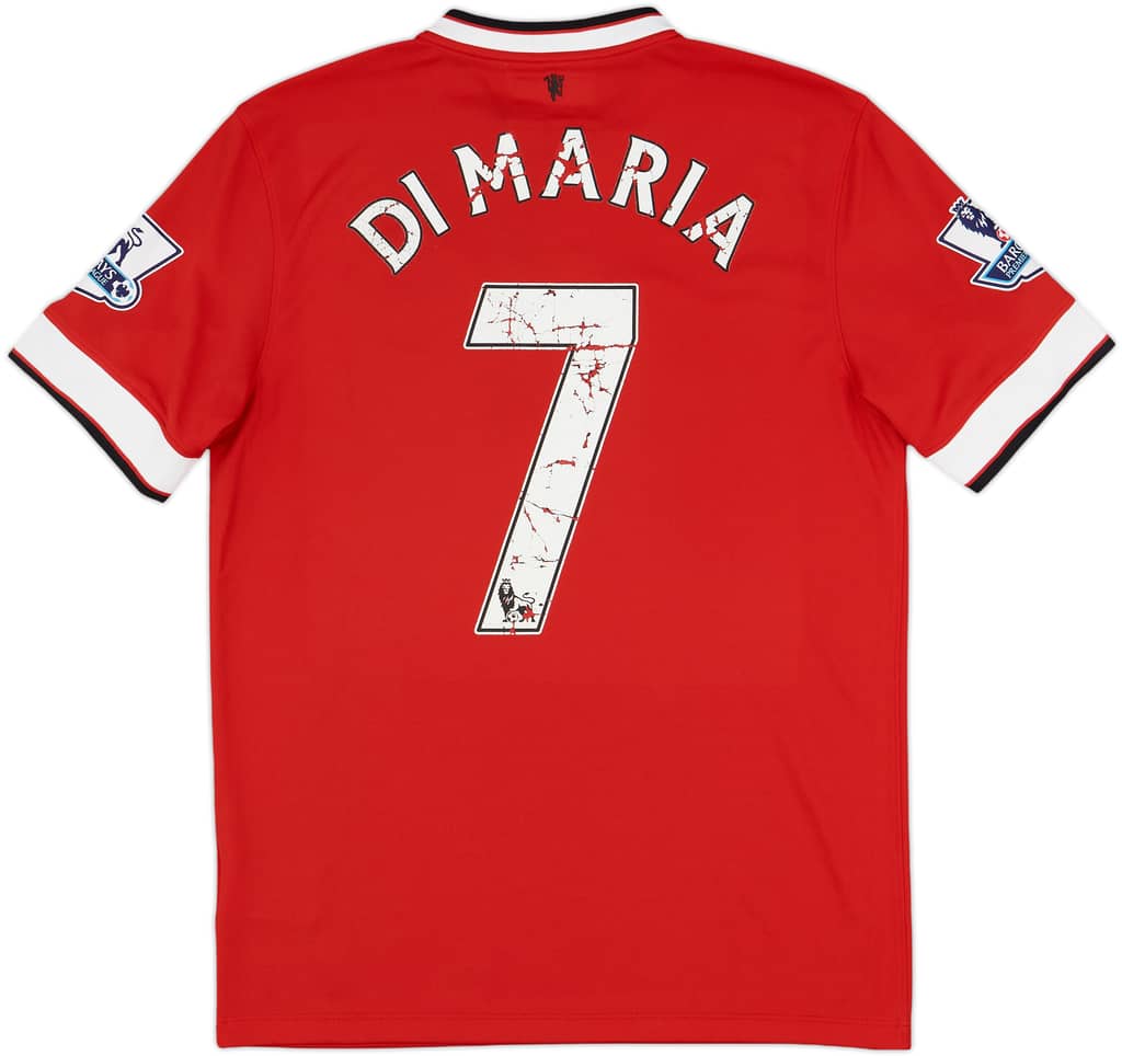 2014-15 Manchester United Home Shirt Di Maria #7 - 4/10 - (M)