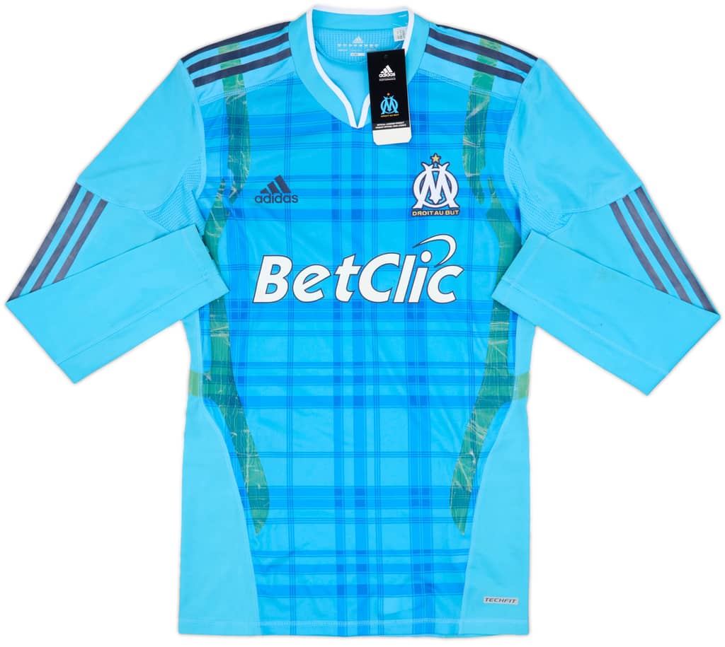 2010-11 Olympique Marseille Player Issue TechFit Away L/S Shirt (L)