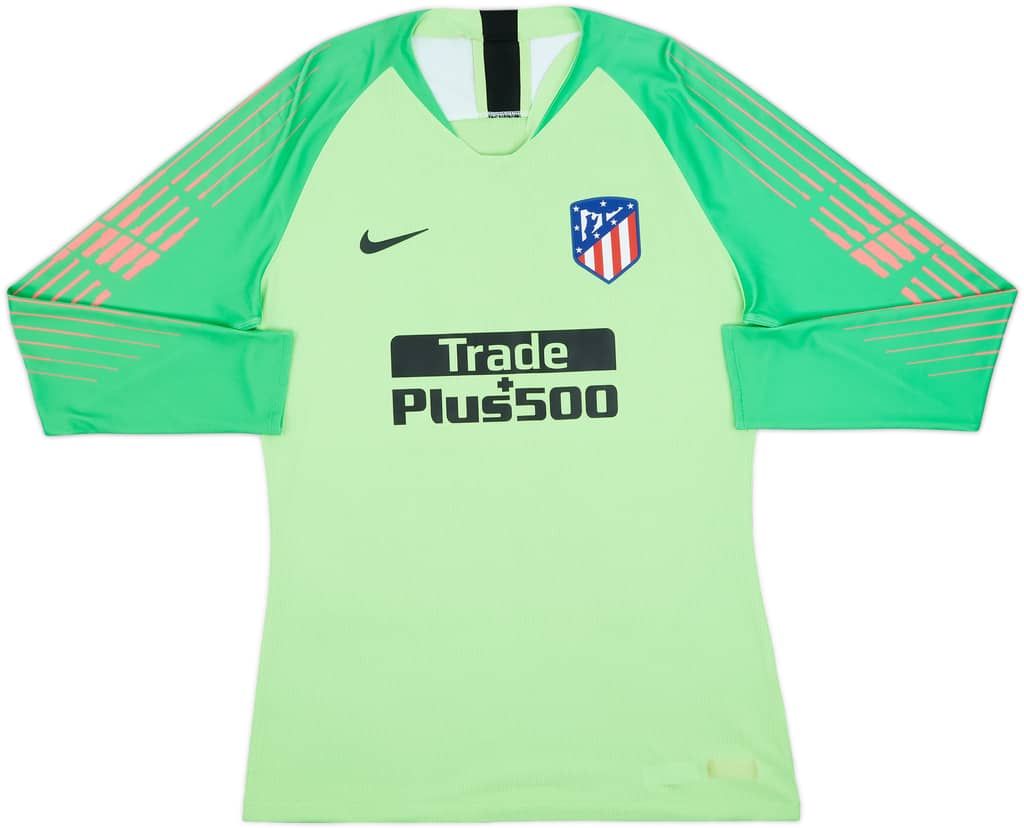 2018-19 Atletico Madrid Player Issue GK Shirt Oblak #13 - 9/10 - (L)