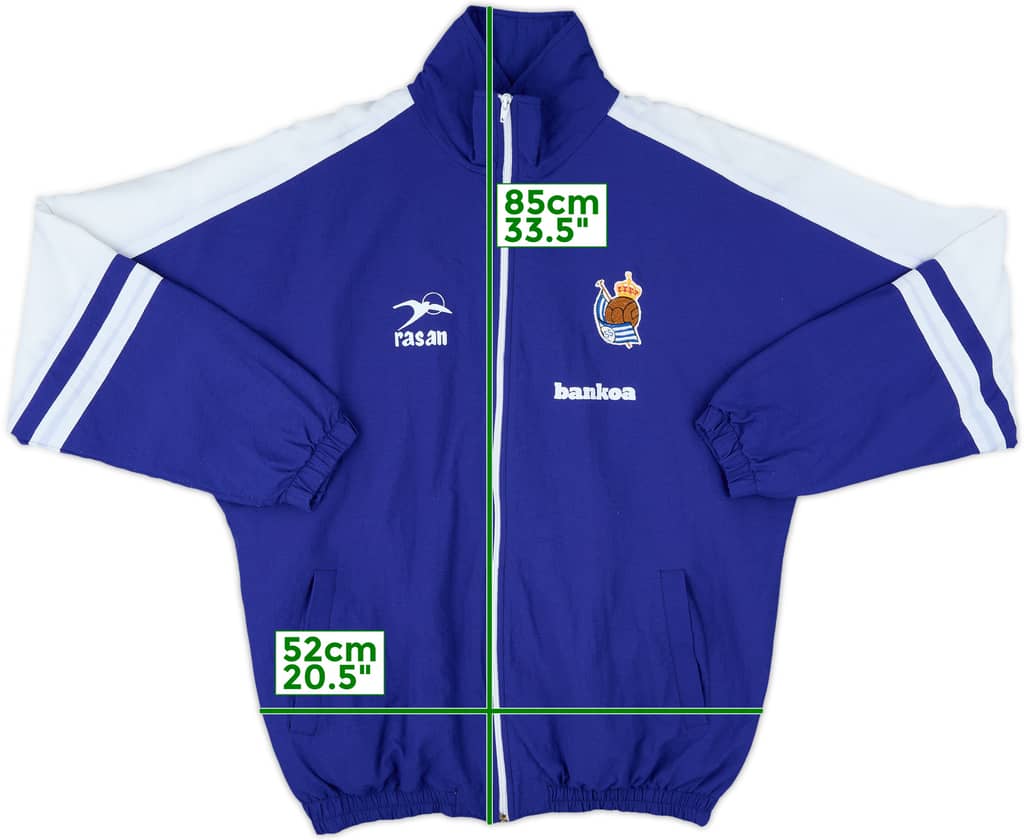 1993-94 Real Sociedad Rasan Track Jacket - 8/10 - (L)