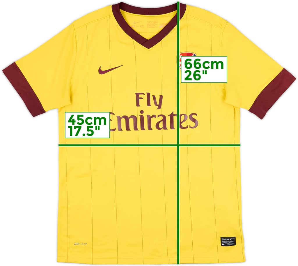 2010-13 Arsenal Away Shirt - 6/10 - (L.Boys)