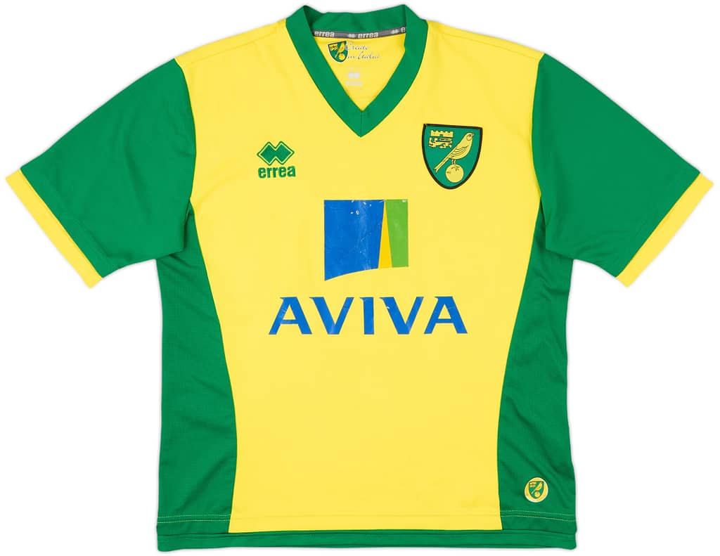 2013-14 Norwich Home Shirt - 6/10 - (S)