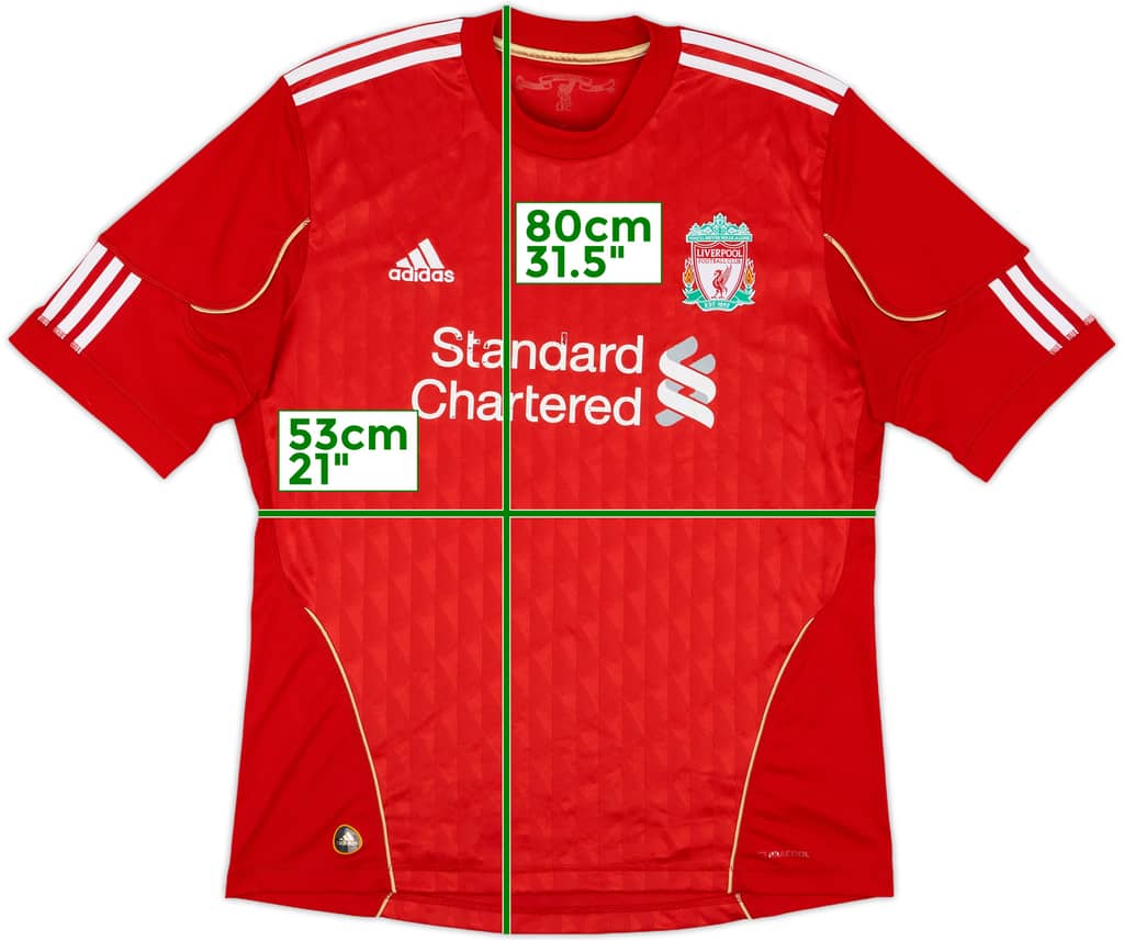 2010-12 Liverpool Home Shirt - 5/10 - (L)