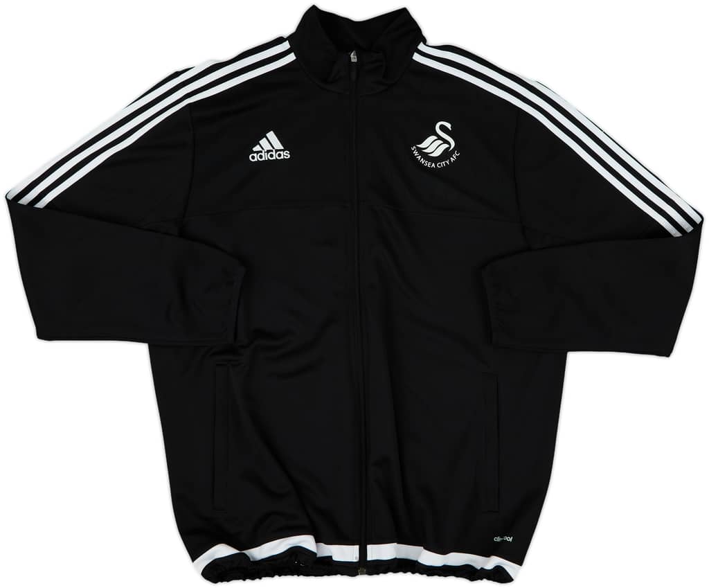 2015-16 Swansea City adidas Track Jacket - 8/10 - (XL)