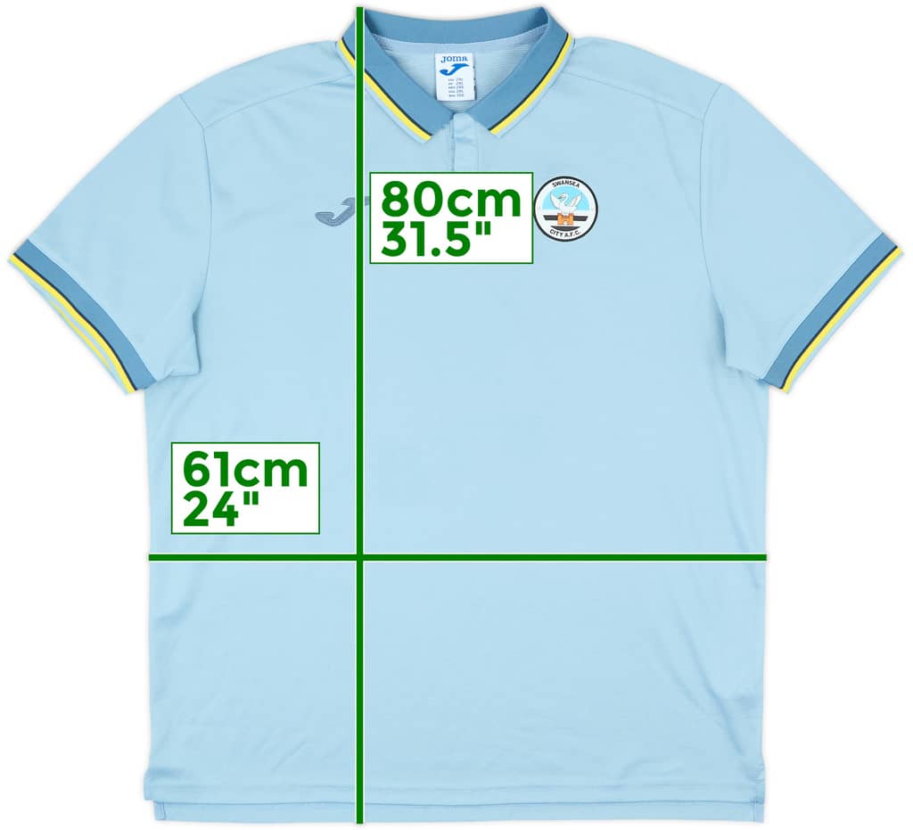 2021-22 Swansea Joma Polo Shirt - 9/10 - (XXL)