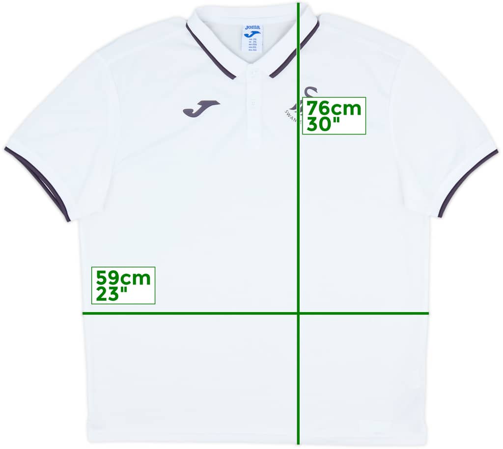 2018-19 Swansea Joma Polo Shirt - 8/10 - (XXL)