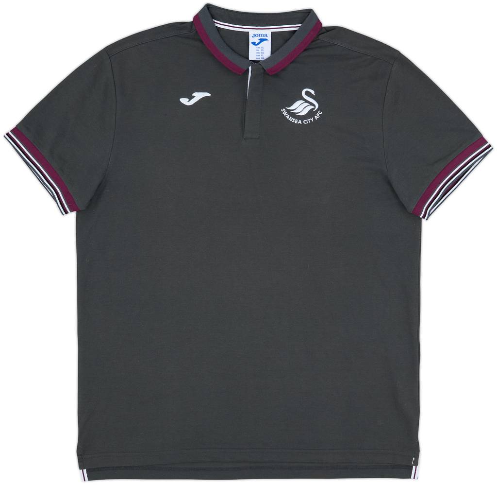 2018-19 Swansea City Joma Polo Shirt - 9/10 - (XL)