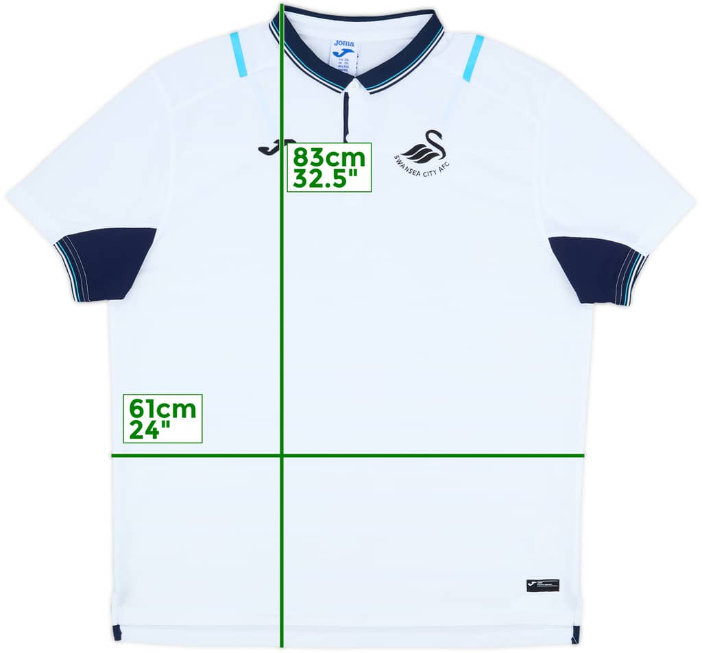 2018-19 Swansea City Joma Polo Shirt - 9/10 - (XXL)