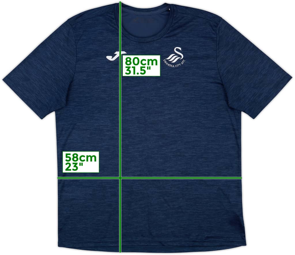 2020-21 Swansea Joma Training Shirt - 8/10 - (XL)