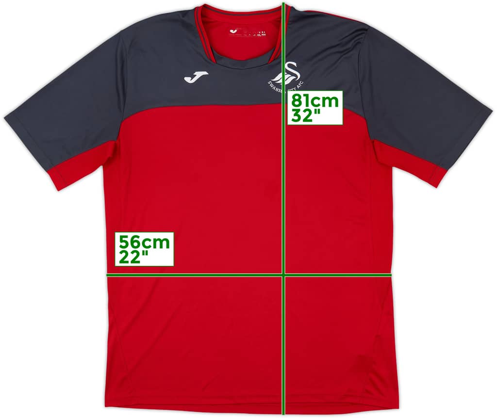 2020-21 Swansea Joma Training Shirt - 8/10 - (XXL)