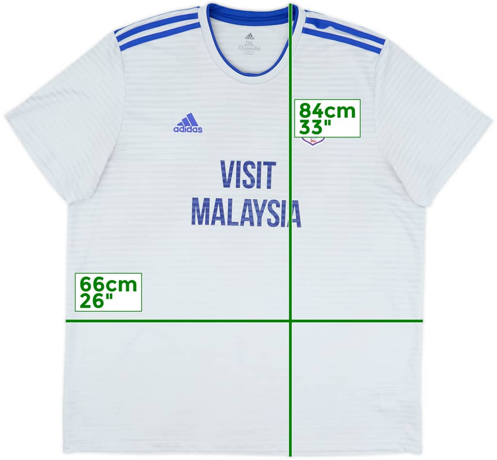 2018-19 Cardiff City Away Shirt - 7/10 - (XXL)