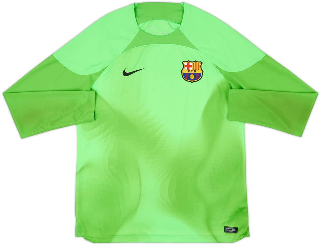 2022-23 Barcelona GK Shirt - 8/10 - (L)