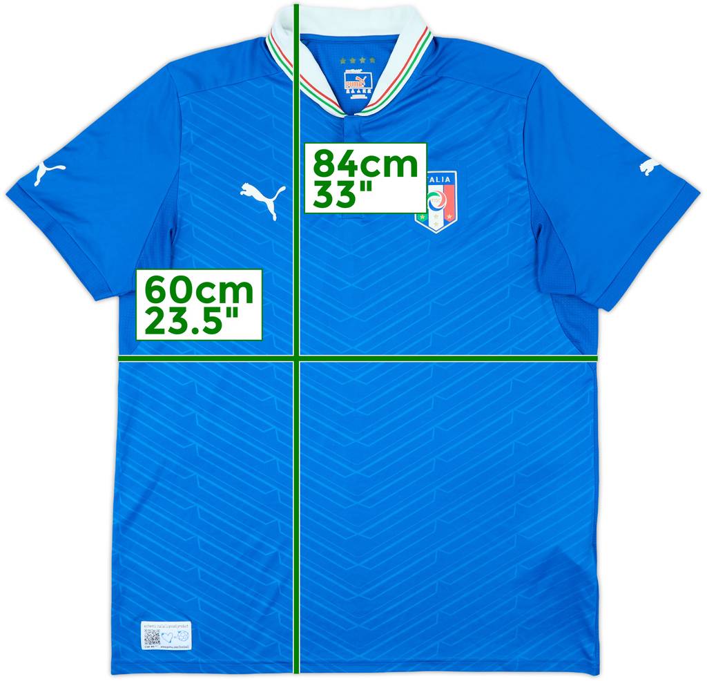 2012-13 Italy Home Shirt - 8/10 - (XXL)