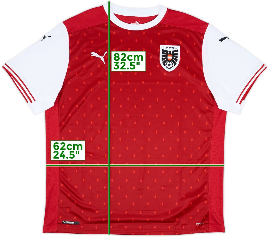 2020-22 Austria Home Shirt - 9/10 - (XXL)