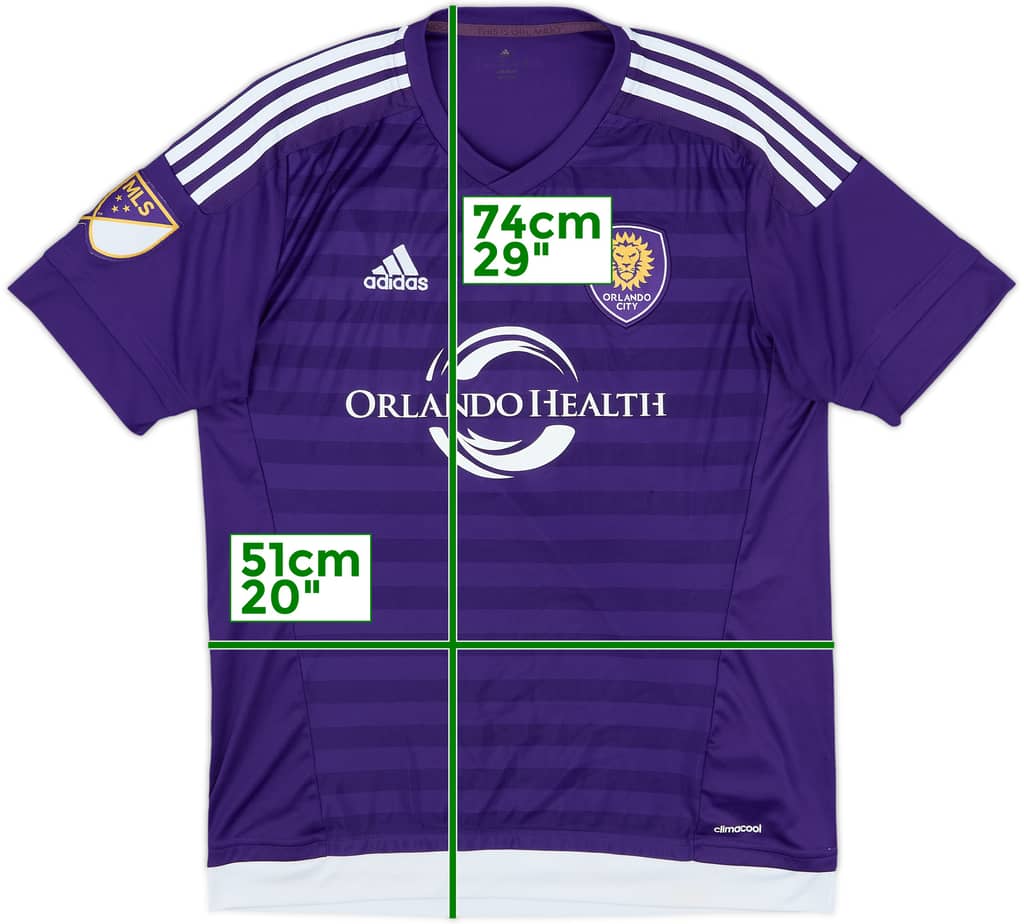2016 Orlando City Home Shirt - 8/10 - (M)