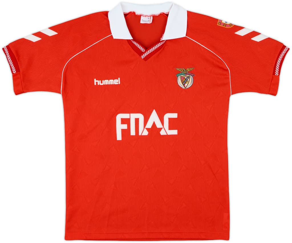 1991-92 Benfica Home Shirt - 10/10 - (L)