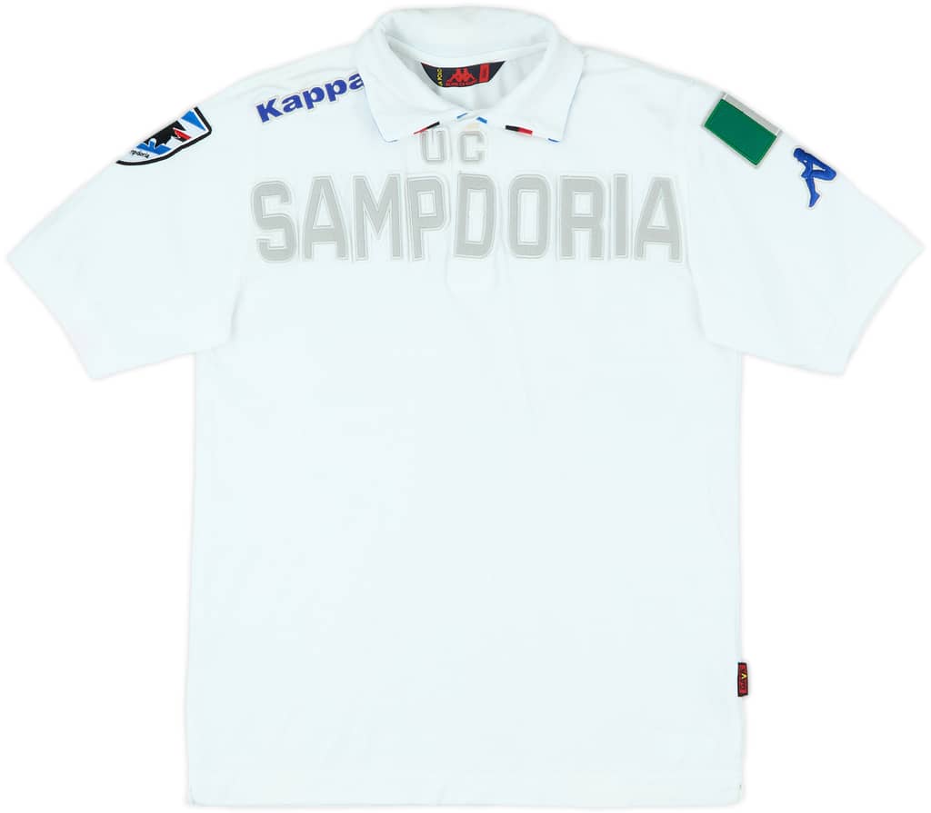 2008-09 Sampdoria Kappa Polo Shirt - 8/10 - (S)