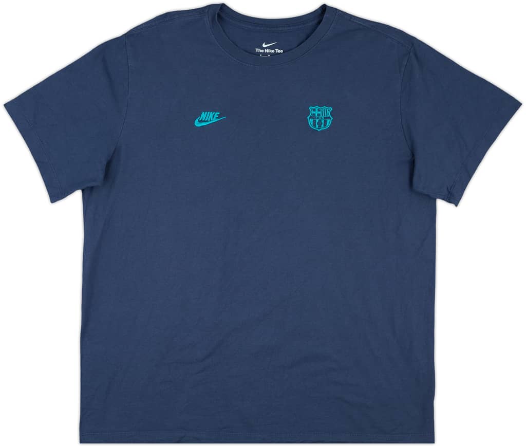 2019-20 Barcelona Nike Cotton Tee - 9/10 - (M)