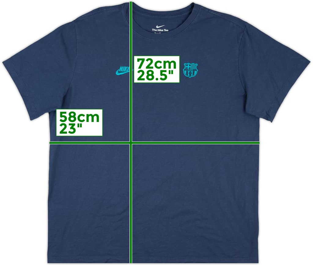 2019-20 Barcelona Nike Cotton Tee - 9/10 - (M)