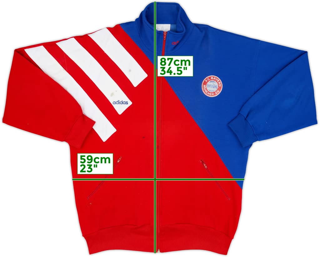 1993-95 Bayern Munich adidas Track Jacket - 8/10 - (L/XL)