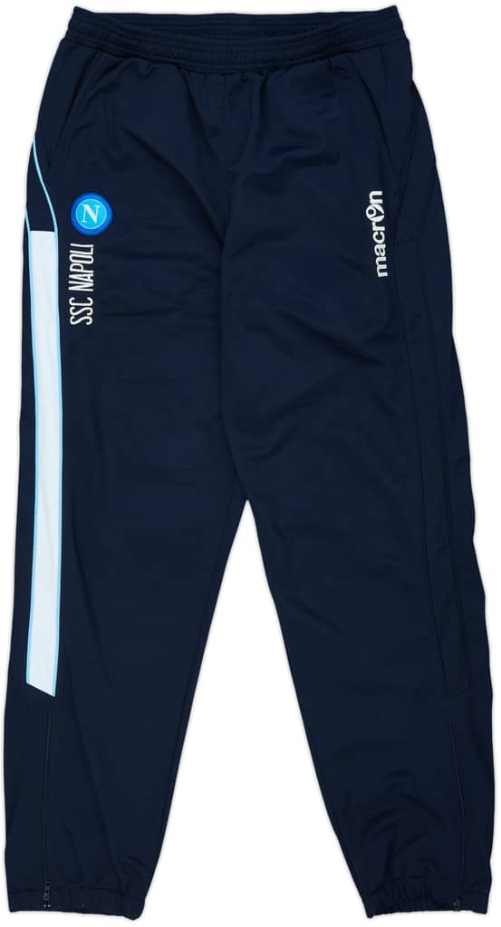 2011-12 Napoli Macron Track Pants/Bottoms - 8/10 - (L)