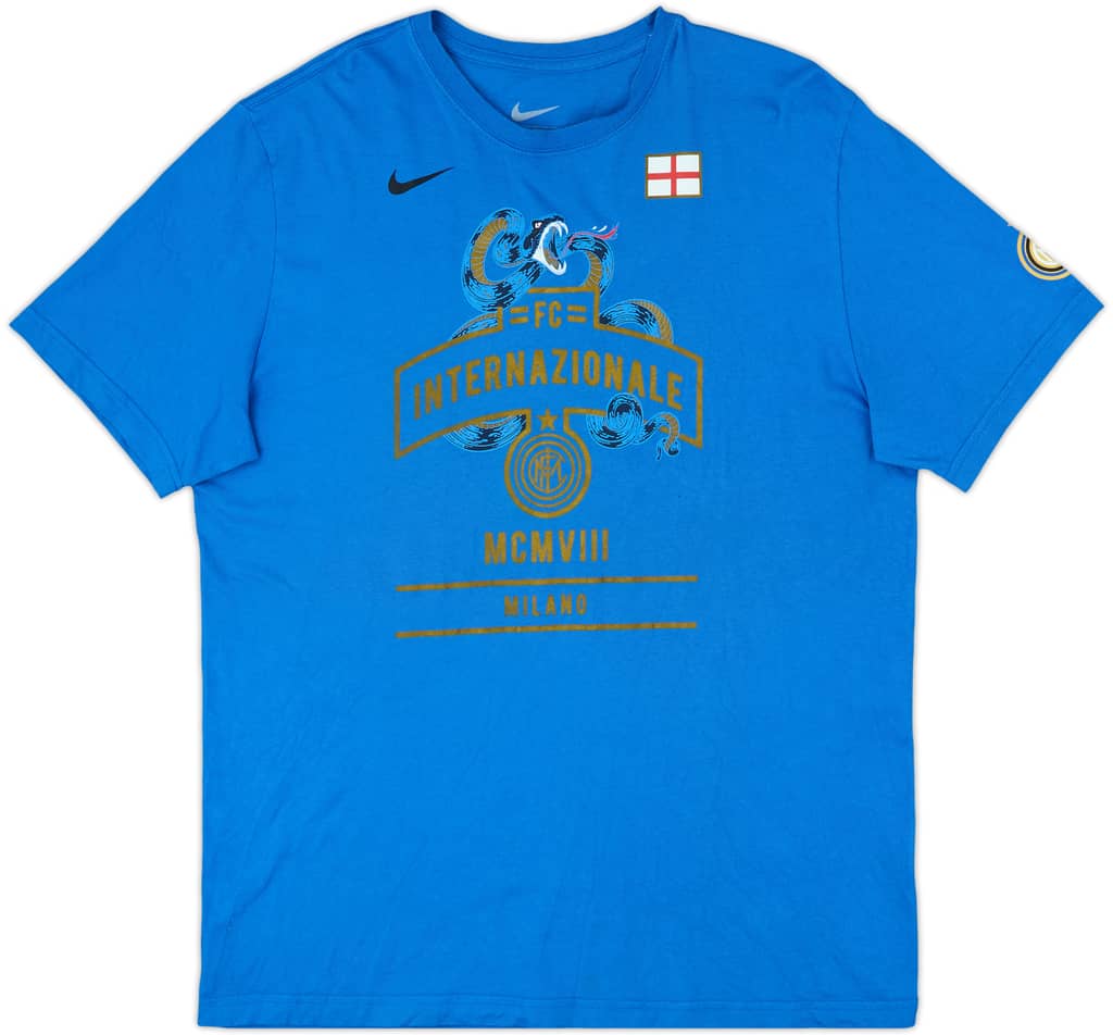 2011-12 Inter Milan Nike Graphic Tee - 7/10 - (XL)