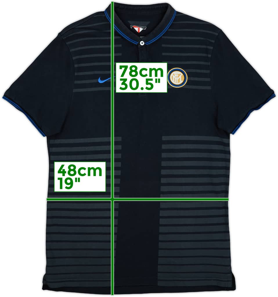 2014-15 Inter Milan Nike Polo Shirt - 8/10 - (L)