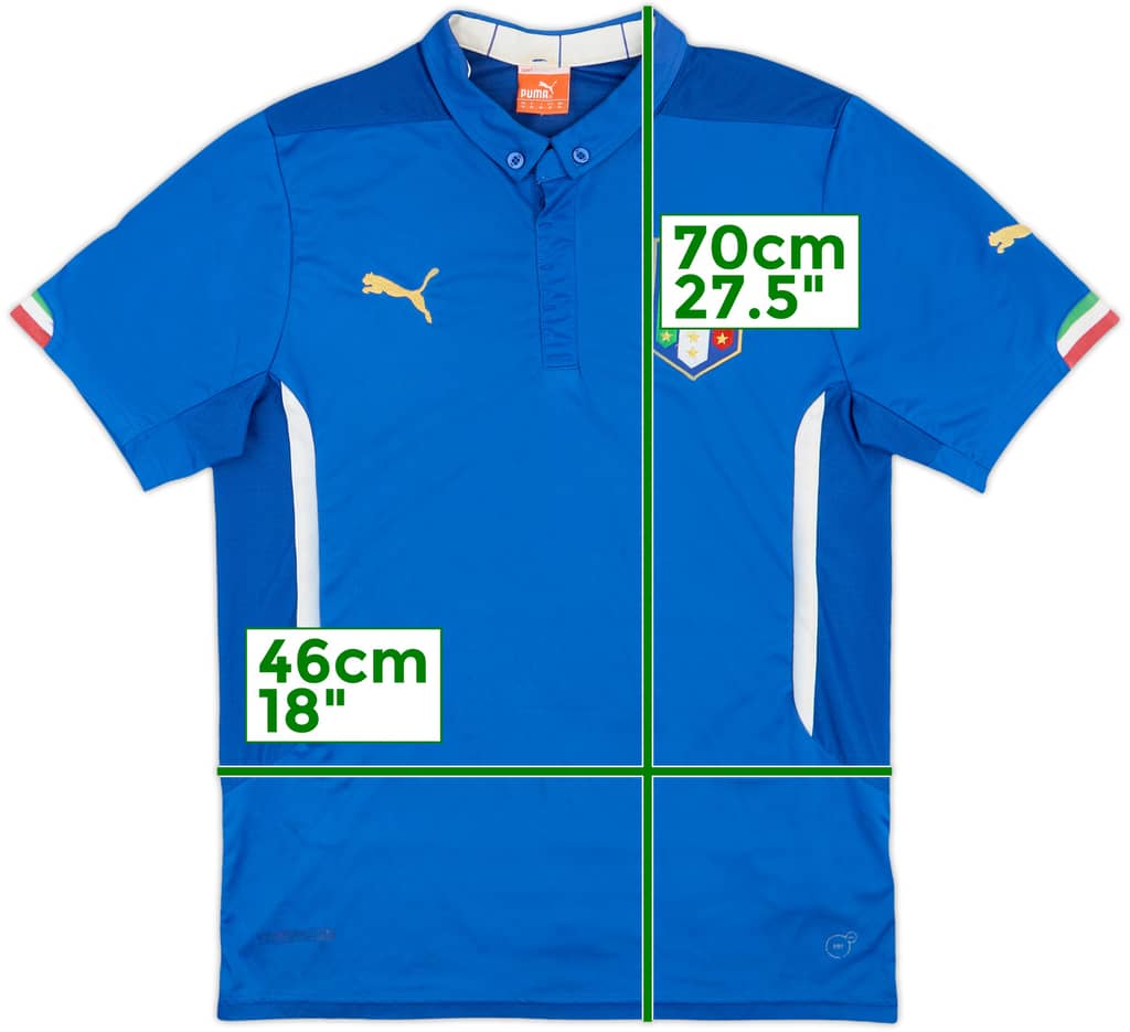 2014-15 Italy Home Shirt - 6/10 - (M)