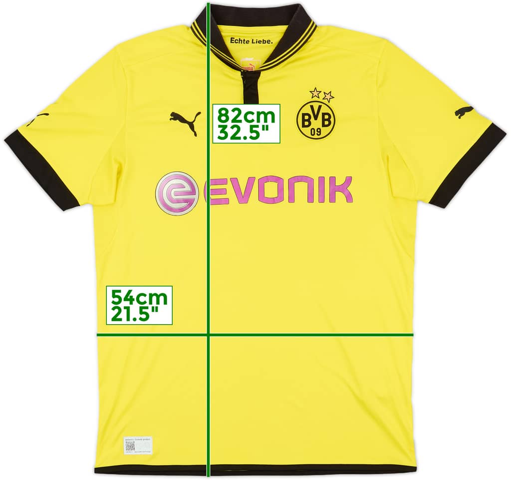 2012-13 Borussia Dortmund Home Shirt - 7/10 - (XL)